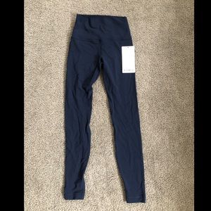 Lululemon Align leggings 28”- size 4 - navy